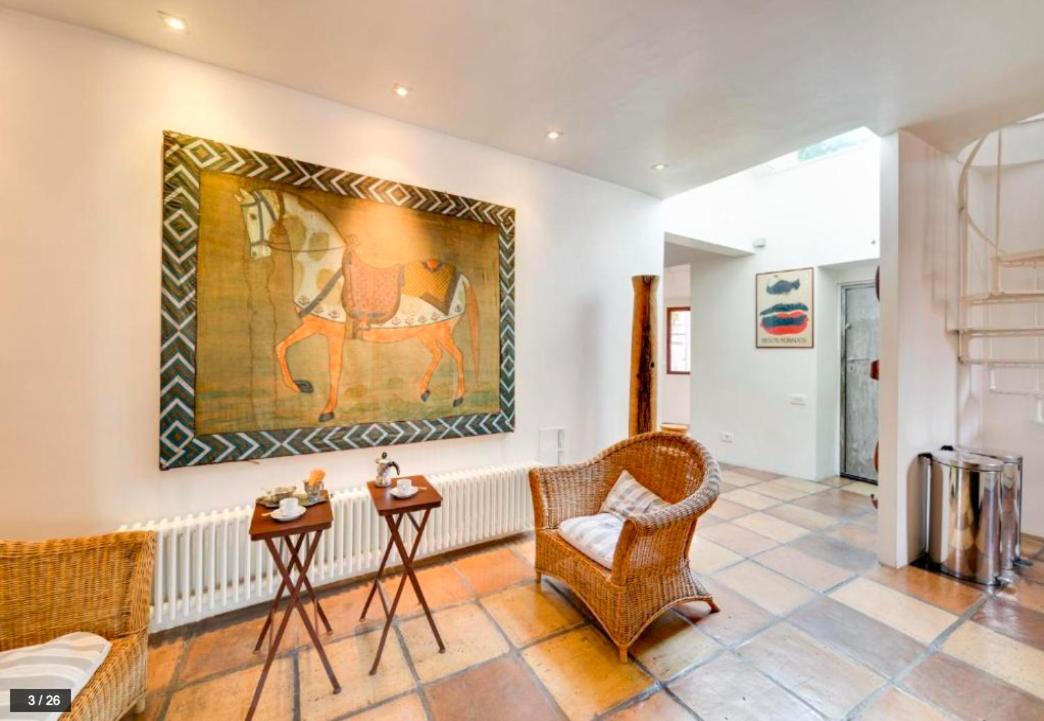 Luxury Art Apartment In Trastevere With Terrace Rome Luaran gambar