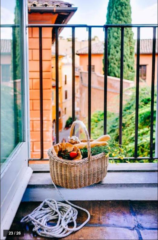 Luxury Art Apartment In Trastevere With Terrace Rome Luaran gambar